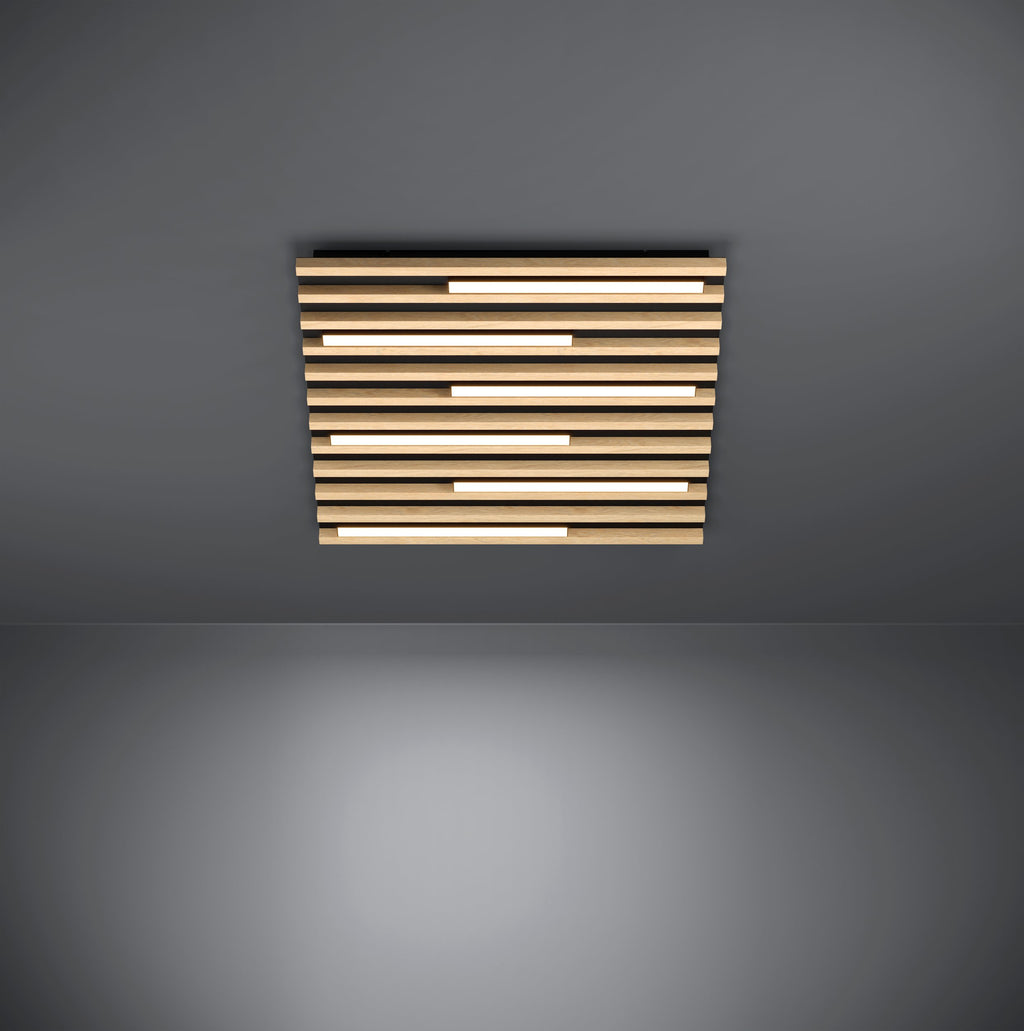 Panel de luz Lira cuadrado - ambiente