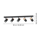 Spot Kova 5 luces - dimensiones