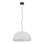 Lámpara colgante Bruma en gris y blanco