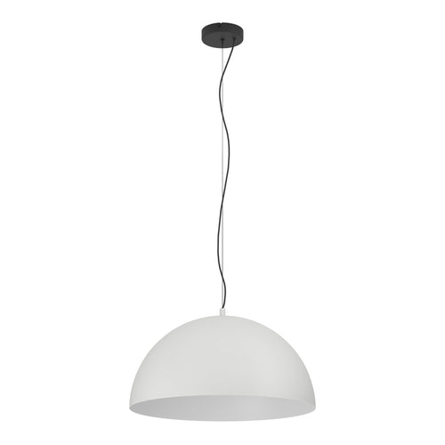 Lámpara colgante Bruma en gris y blanco