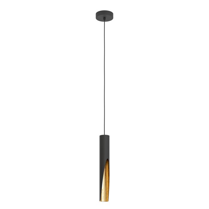 Lámpara colgante Noctis LED negro y oro