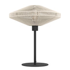 Lámpara de mesa Rafia de hilo trenzado, vista frontal