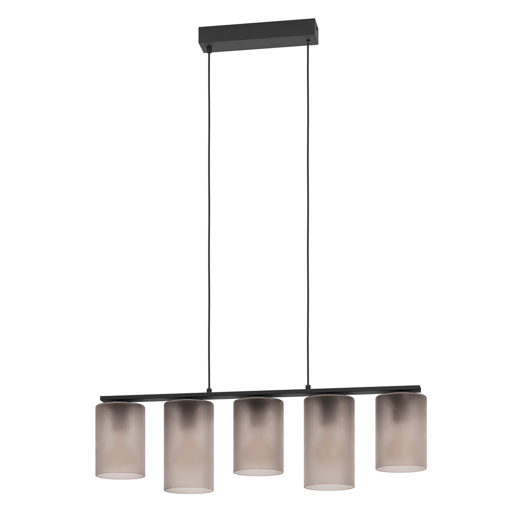 Lámpara colgante Vesna cascada de 5 luces