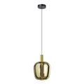 Lámpara colgante Orbia LED blanco y dorado