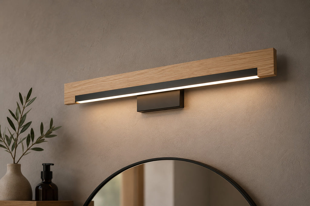 Aldara — Lámpara de pared LED de madera