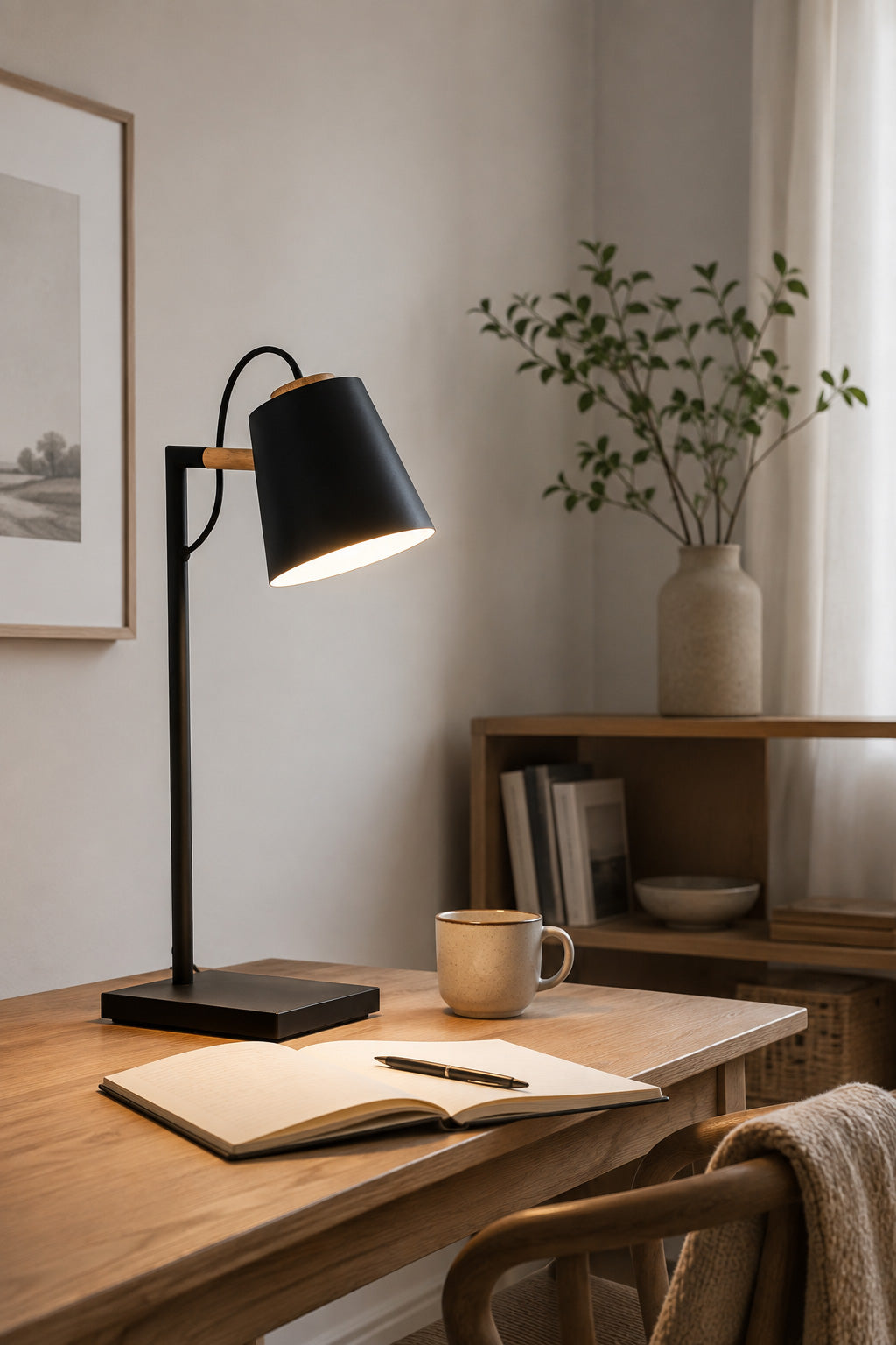 Fjora — Lámpara de mesa orientable