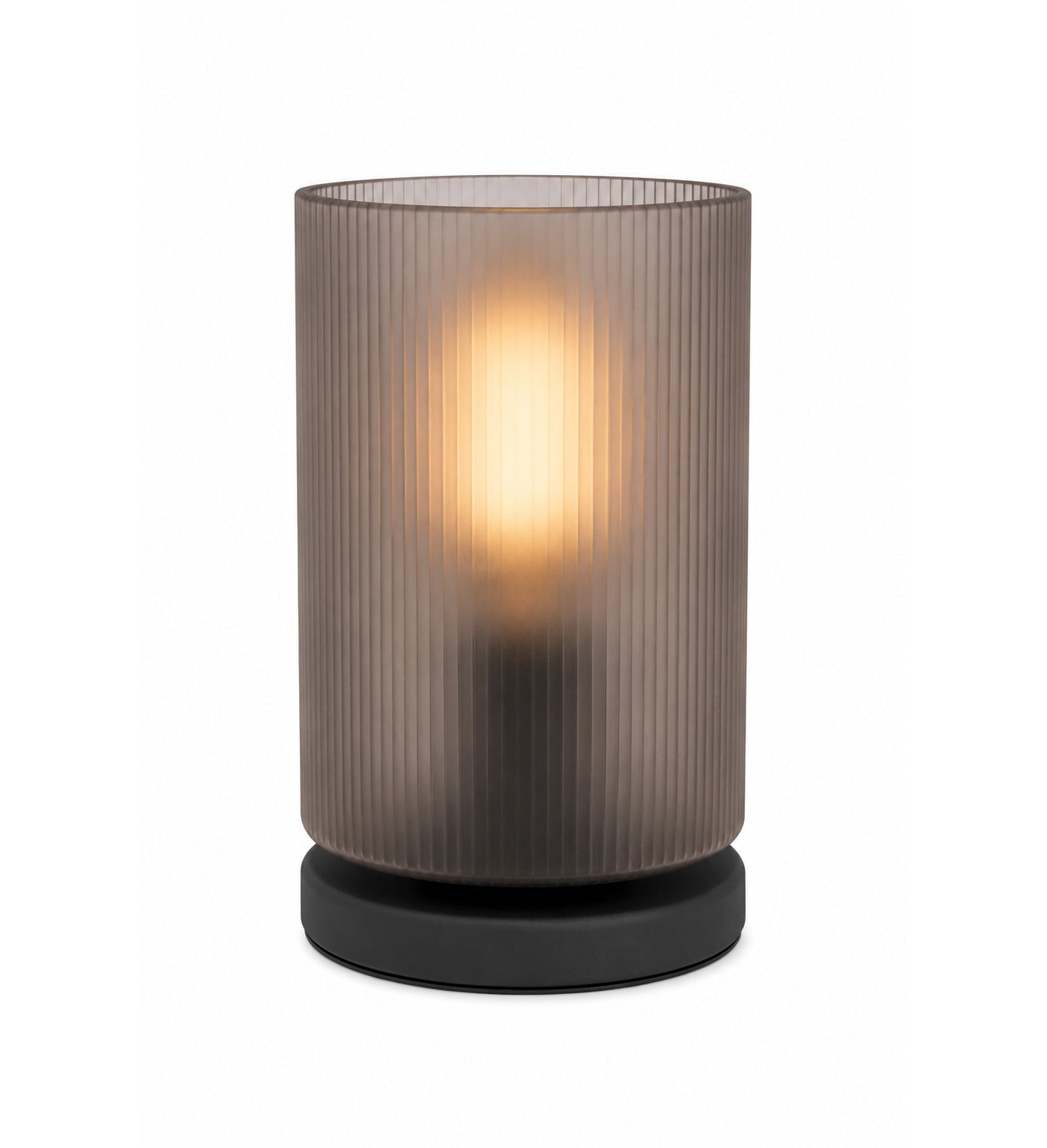 Vesna — Lámpara de mesa de vidrio acanalado
